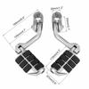 Adjustable 32mm Highway Pegs Motorcycle Footpegs Engine Guard Crash Bar Footrest Mount For Harley Sportster XL Dyna