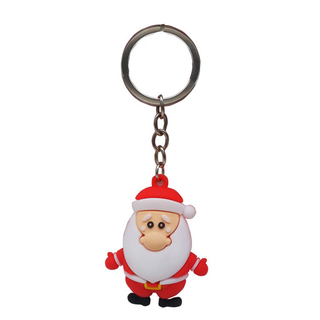 4 Pieces Xmas Keyring Bag Pendent Compact Size Sweet Gift Festival Accessories Christmas Decor Hanging Ornament Holiday Supplies