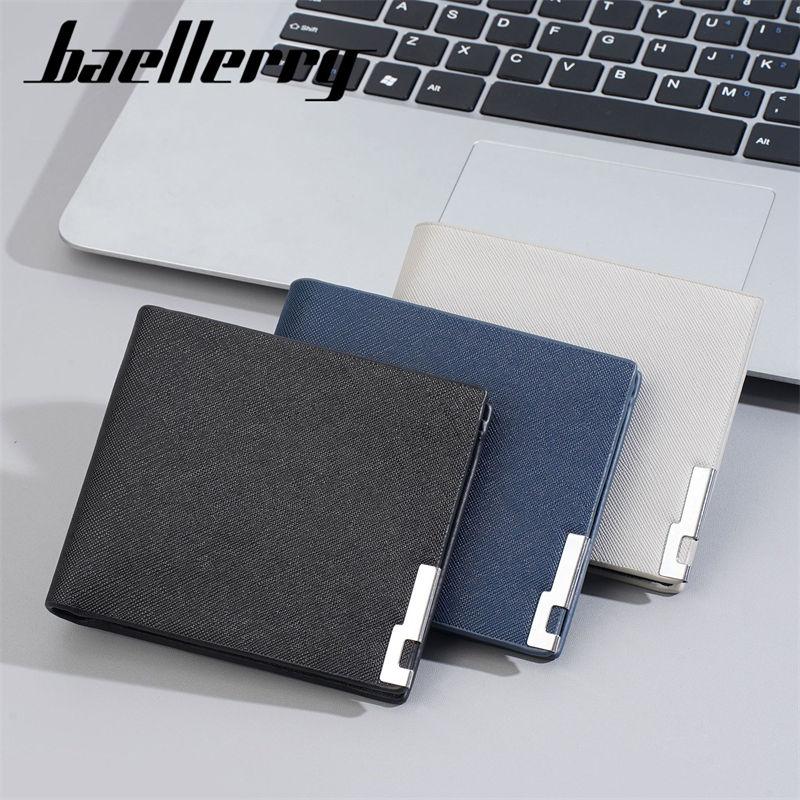 Baellerry Мужские короткие кошельки винтажный дизайн держатель для визиток модные сумки для наличных денег пакет кошелек GZW