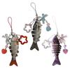 1-3pcs Fish Keychain Premium Acrylic Lovely Jewelry Fish Star Keychain Handcrafted Vintage Finish Lanyard Gift-Ready for Anglers