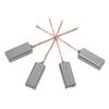 sale 4.5 x 6.5 x 20mm Generic Brush Replacement Electric Motor Carbon Brushes Wire Leads Generator