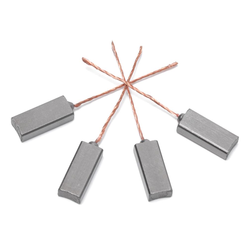 sale 4.5 x 6.5 x 20mm Generic Brush Replacement Electric Motor Carbon Brushes Wire Leads Generator