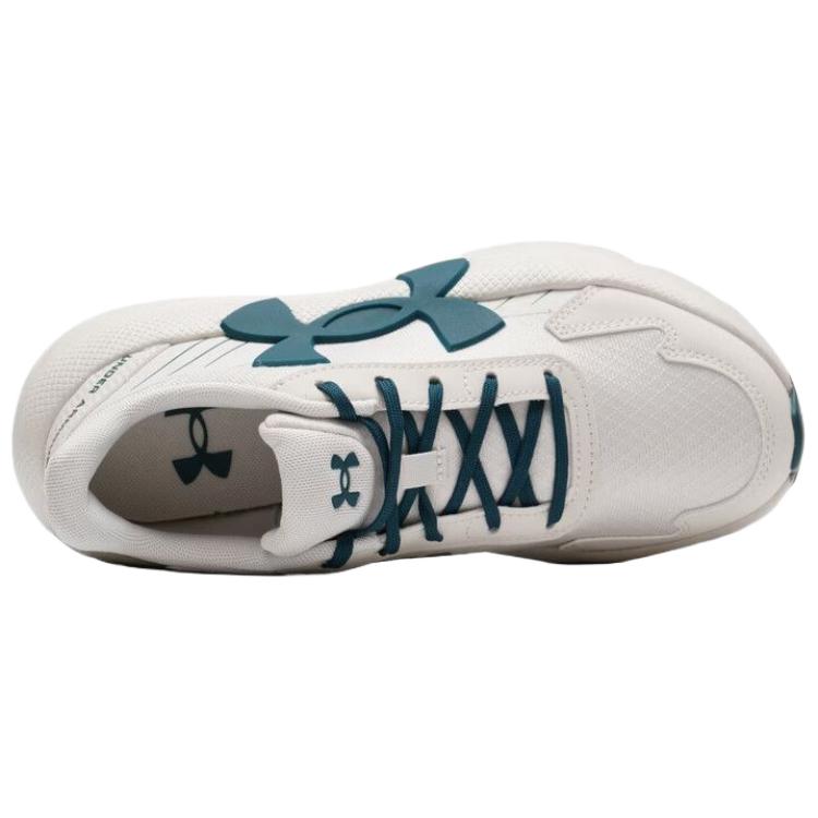 Under Armour Mvmnt Lite Удобные Мягкие Дышащие Прочные Низкие Повседневные Кроссовки Унисекс Белый Зеленый 6010425-279