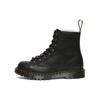 Dr. Martens Leather 8 Eyelet Lace-Up Short Boots Unisex Boots Black 27793001