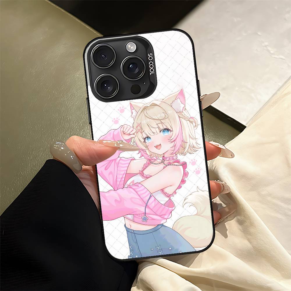 Мультяшный чехол для телефона F-FUWAMOCO для iPhone 17 16 15 14 13 12 11 Pro Max Plus Цветной ударопрочный задний серебряный чехол