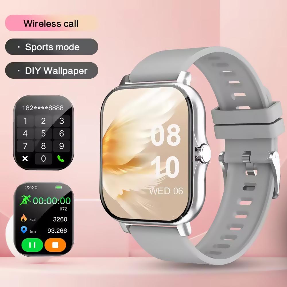 Smart Watch Android IOS Phone 1.83 Inch Color Screen Bluetooth Answer Call Fitness Watches Tracker Smartwatch Women Men New Ht30
