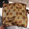 Модный квадратный модный иностранный стиль маленький шелковый платок женская повязка на голову декоративный платок двойного назначения маленький квадратный платок новый платок