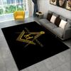 3D Freemason Masonic Illuminati Ring Area Rug,All Seeing Eye Carpet Rug for Living Room Bedroom Doormat Decor,Non-slip Floor Mat