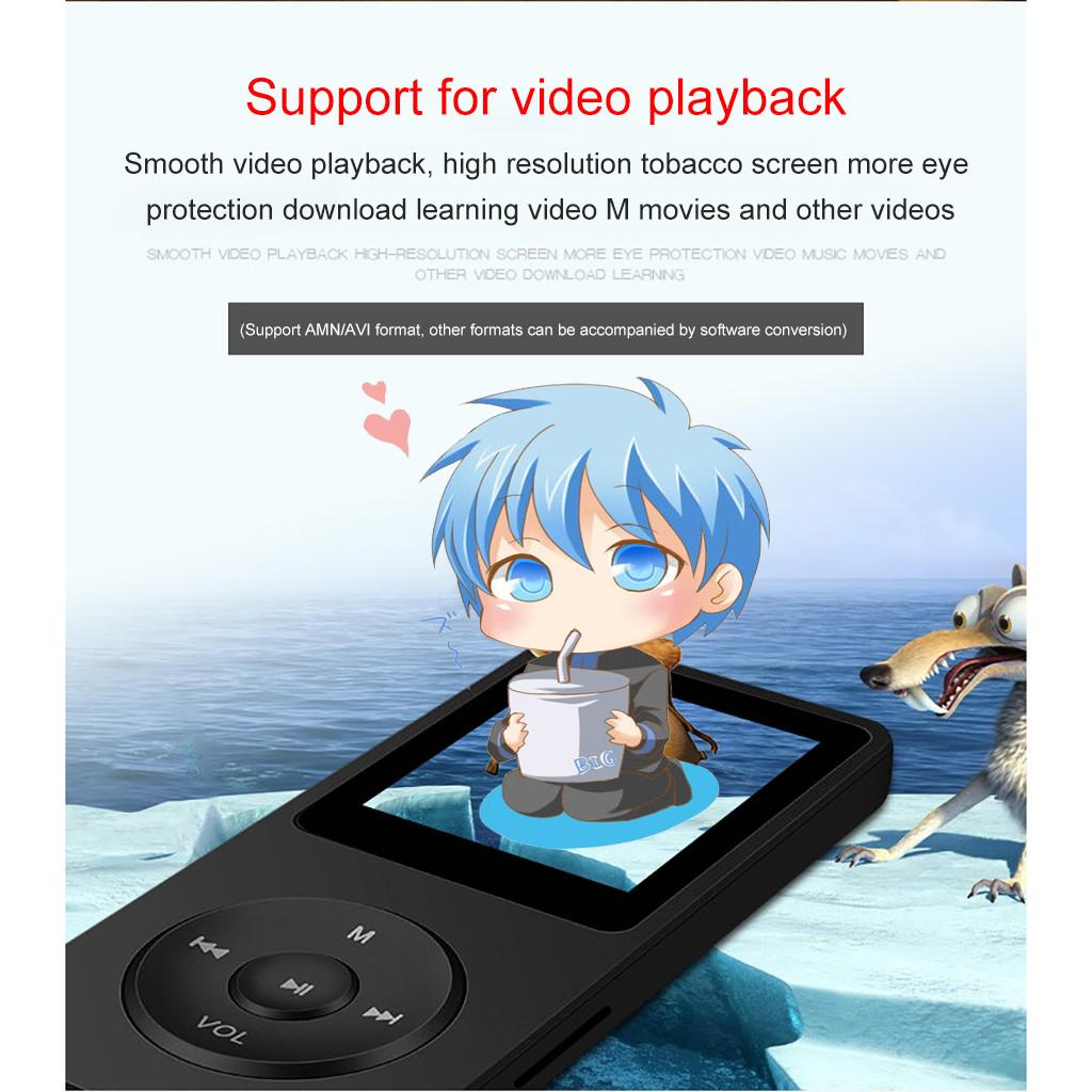 Мини-воспроизведение MP3 MP4 без потерь звука музыкальный плеер FM-рекордер 80 часов