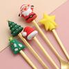 4/6pcs Gold Silver Spoon Fork Set Merry Christmas Coffee Tea Spoon Dessert Fork  Birthday Gift