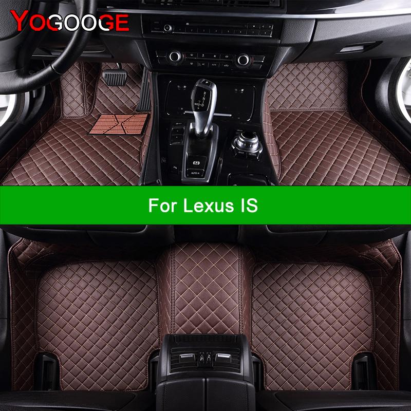 Car Floor Mats For Lexus IS IS200 IS200C IS250 IS300 IS300h IS350 IS500 Auto Carpets Foot Coche Accessorie