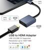Адаптер видеовыхода USB 3.0 на HDMI 1080P, кабель-конвертер для нескольких дисплеев, внешний, для проектора, ноутбука, монитора, ПК, Windows 7/8