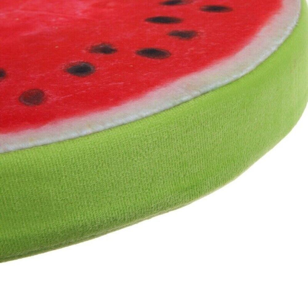 Round Seat Cushion Fruit Slice Print Throw Pillow Creative Fruit Pillow Sofa Decor