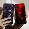 Фиолетовый Серебряный Череп Для Samsung A03 Core A04 05 06 12 14 15 16 22 23 Galaxy 25 26 4G 34 35 52 53 56 71 73 90 5G мягкий чехол для телефона