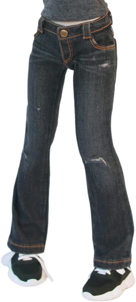 Совместимость с MDD Обработка Okayama потертые прямые джинсы черные Обработка KOJIMA потертые джинсы с низкой посадкой эластичный деним стандарт 40 см