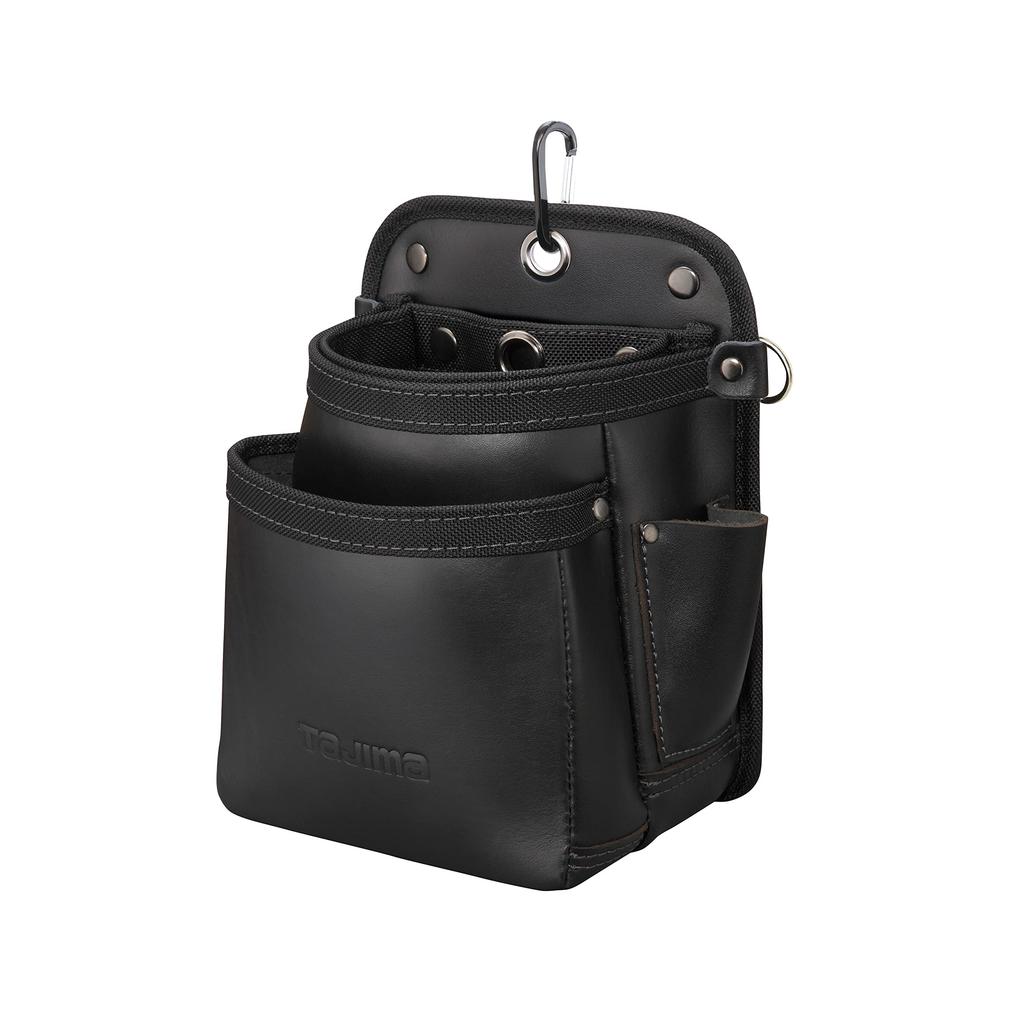 Tajima Safe System Detachable Waist Pouch with Twin Genuine Medium Durable and Genuine Cowhide Leather Easy to Attach and Can be Attached to a Belt