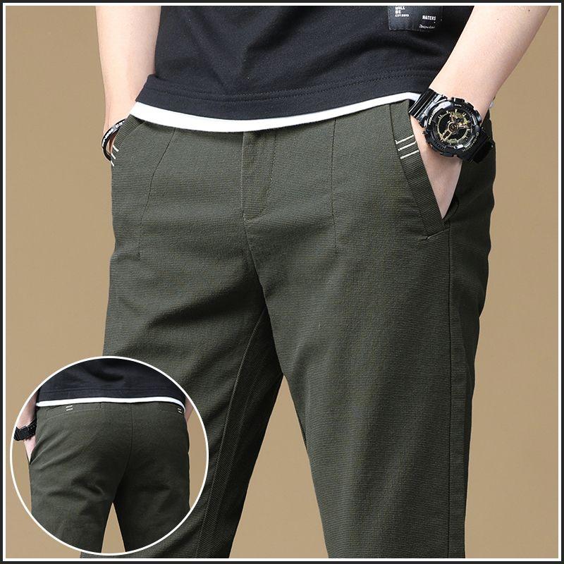 Мужские джинсы Весна и лето повседневные брюки Узкие прямые брюки Новые тонкие свободные брюки