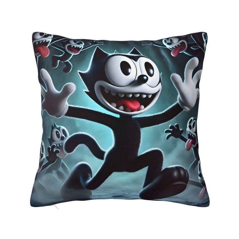 Пользовательская наволочка для подушки Disney Felix The Cat Аниме 40x40 см Декоративная Мультяшная Kawaii Роскошная Наволочка Мягкая Наволочка