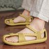 Plus Size Mens EVA Roman Sandals Retro Ethnic Design Comfort Driving Unisex Bohemian Casual Breathable Footwear Sandalias Hombre