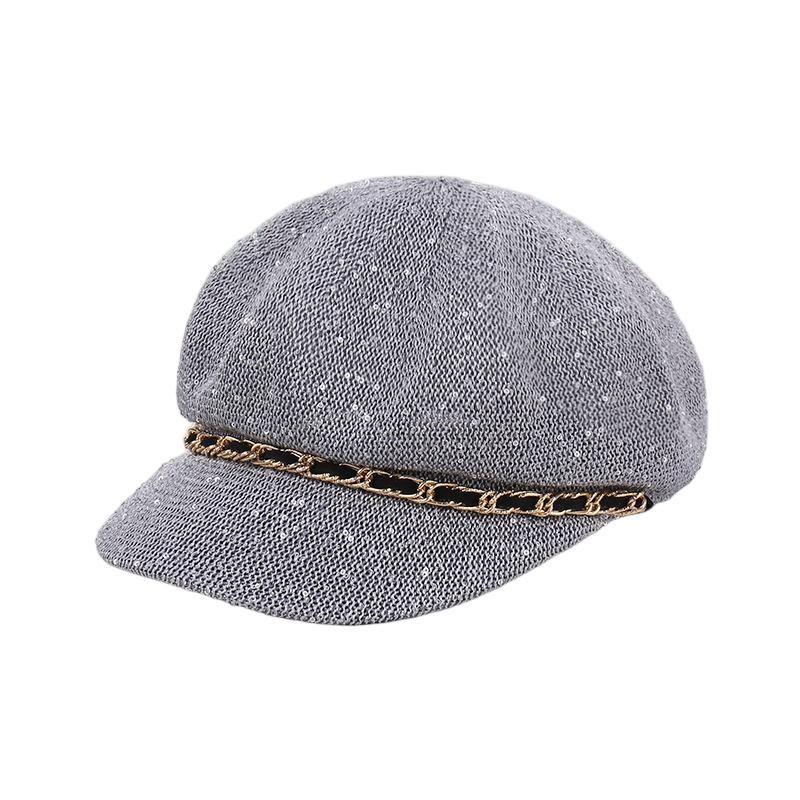 Полый Дышащий Кожаный Шляпа-восьмиугольник с Пряжкой Классическая Плетеная Соломенная Шляпа Повседневная Универсальная Литературная Шляпа от Солнца Шляпа Художника