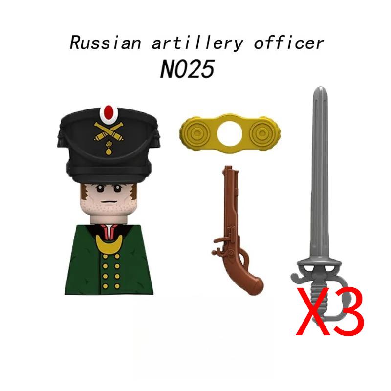MOC Средневековый Военный Наполеоновские Войны Строительные Блоки Британская Французская Армия Пехота Кавалерия Фигурка Солдата Кирпичный Конструктор