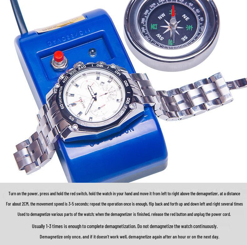 Инструмент для размагничивания часов для точного отсчета времени