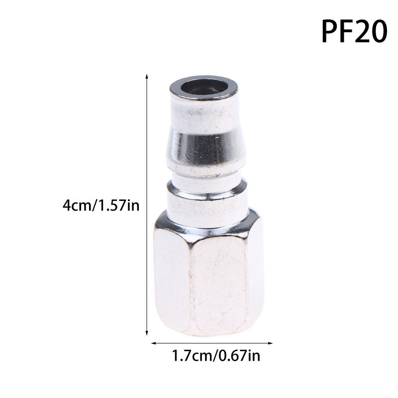 Pneumatic Fitting C Type Hose Quick Connector High Pressure Coupler Plug Socket PF20 PF30 PF40 Air Compressor Joints