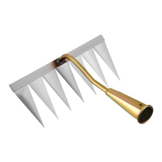 Садовые грабли со съемной конструкцией Эргономичная ручка Эффективный инструмент для прополки с острыми кончиками Садовый инструмент