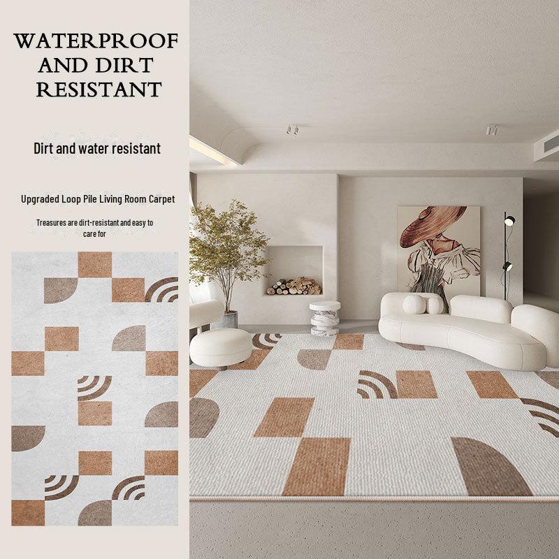 Роскошный британский ретро-ковёр для гостиной с нескользящим ворсом высшего качества