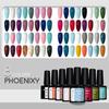 Гель PHOENIXY, 8 цветов, 8 мл, набор гель-лаков для ногтей, замачиваемый УФ-гель для ногтей, стартовый набор для маникюрного салона, сделай сам, дома