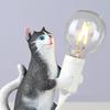 Лампа с черным котом, скандинавская креативная лампа для гостиной, спальни, магазин одежды, декоративная лампа с животными, мини-лампа для кошек, маленькая ночная лампа