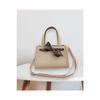 Women's Cream Scarf Hand And Shoulder Bag