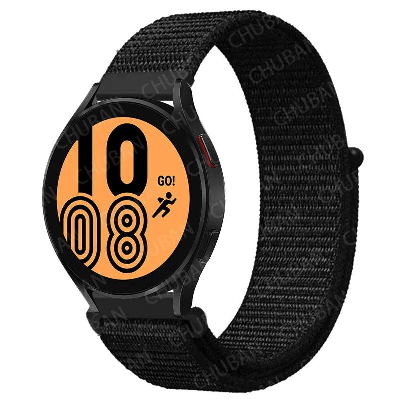 Nylon Loop For Samsung Galaxy Watch 6 5 Pro/4/classic/gear S3 Frontier/active Sport Bracelet Huawei Watch Gt2 3 22mm 20mm Strap