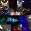 2 шт. T10 W5w RGB светодиодная лампа 12SMD 5050 CANbus 194 168 для автомобиля с пультом дистанционного управления, мигающий режим, клиновидный свет для чтения, габаритные огни