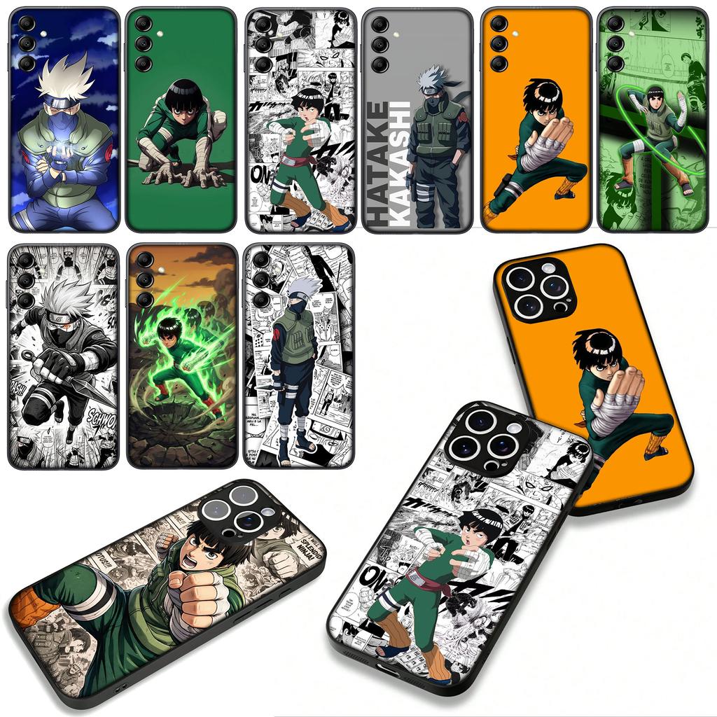 Мультяшный Чехол Naruto Rock Lee Kakashi для Samsung Galaxy A25 A37 A57 A12 A14 A31 A41 A50 A51 A70 A71 A72 A21S M15 Note 20 9 8 10