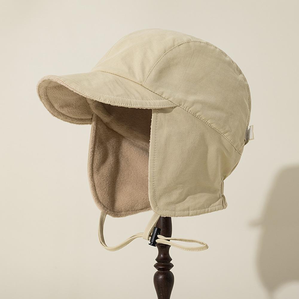 Зимняя шапка с ушами, шапка-ушанка, защита ушей, бархатная шапка-пилот, шапка Лэй Фэн, шапка-боне, для занятий спортом на открытом воздухе