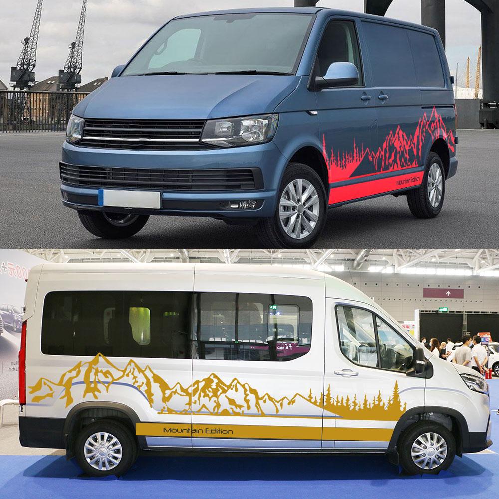 4 шт./лот наклейки для автомобиля Volkswagen VW Transporter T4 T5 T6 Multivan Caravelle Camper Van Motorhome DIY наклейки аксессуары