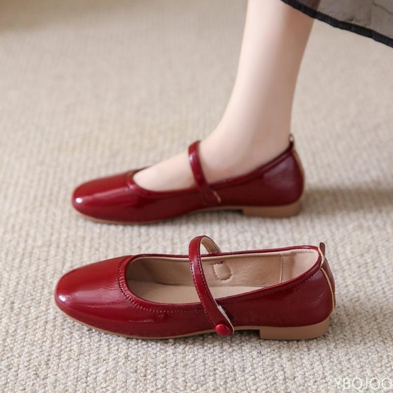 Модная повседневная женская обувь на низком ходу, элегантный квадратный носок в милом нежном стиле, весна-осень, новая женская обувь с квадратным носком
