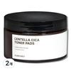 Purefore Centella Отшелушивающие Успокаивающие Поры Веганские Cica Тонер-Пэды, 80 Листов, 2 шт, Упаковка 80 Листов, 80 пэдов, 2 шт