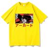 Футболка Hellsing Ultimate унисекс Harajuku Эстетическая футболка Alucard Eyes унисекс аниме Unisexga высокое качество ретро хлопковая футболка с песком
