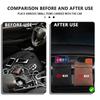 URDV7 For KIA Car Storage Air Outlet Debris Bag Tidy Hanging Suede Organizer Accessories Sportage Rio Ceed Niro Soul Stonic Picanto