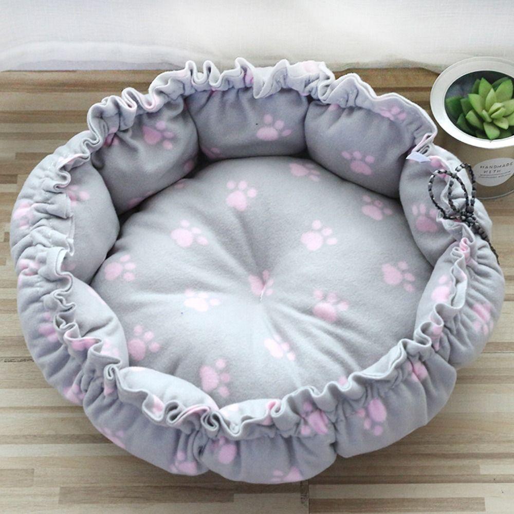 Soft Material Soft Warm Nest Creative Design Adjustable Pet Bed Drawstring Pet Bed Pet Comfort