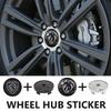 For Peugeot 4pcs Car Wheel Hub Center Cover Tire Rim Cap Decoration Sticker 206 307 308 3008 207 208 407 508 2008 5008 107 106