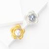 Creative Exquisite Alloy Matte Gold Pearl Flower Brooch Fashion Personality Women'S Clothing Brooch Ornament Pin