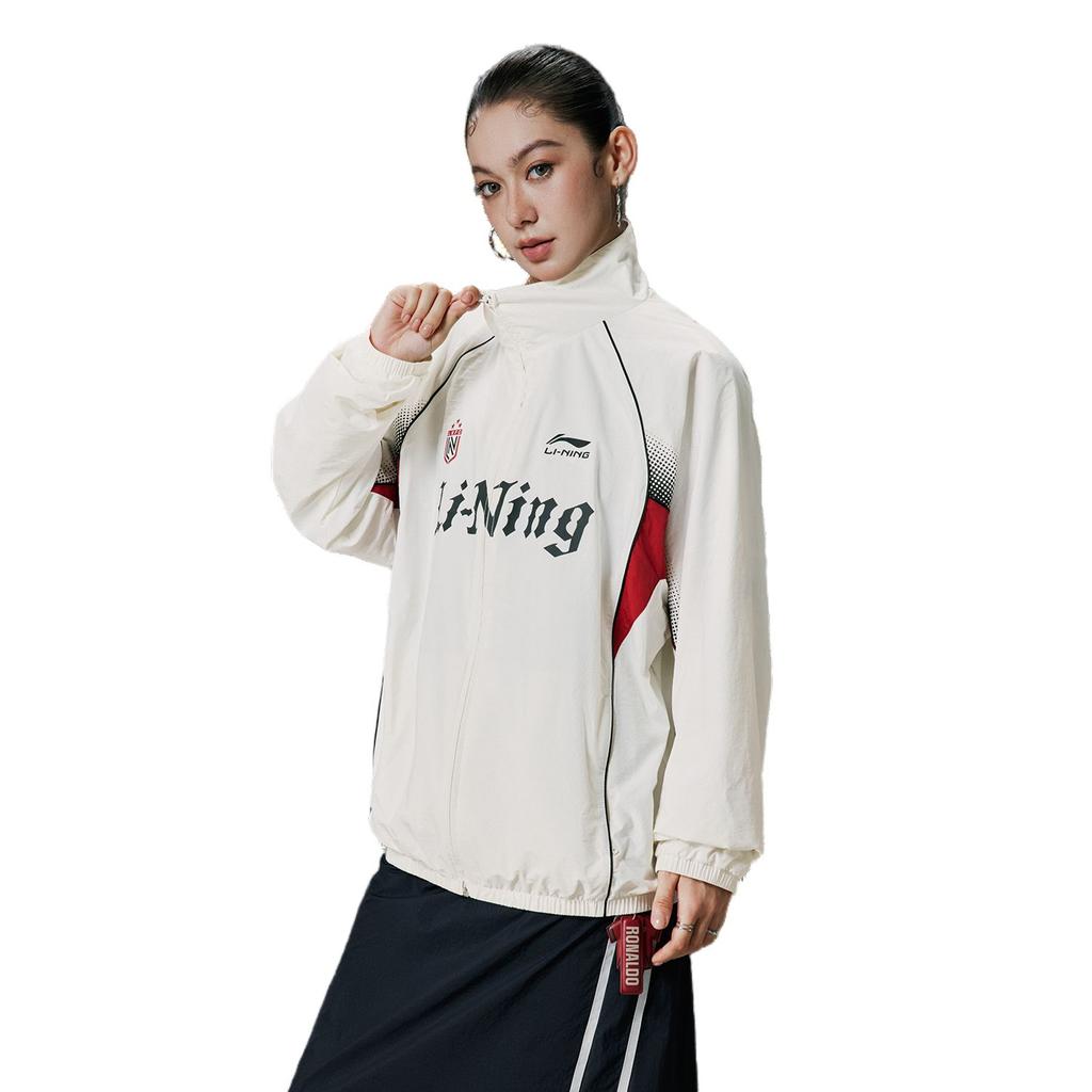 Спортивная коллекция Li Ning Тренч Унисекс Цвет: Слоновая кость AFDVE97-2