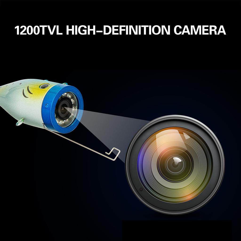 9-дюймовая камера для подводной рыбалки 1200TVL, эхолот, 12 инфракрасных светодиодных ламп, 15 м/30 м/50 м для ледяного моря