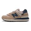 New Balance Nb 574 Модные спортивные низкие повседневные кроссовки для города и бега Унисекс кроссовки Бежевый Синий U574LGMO-D