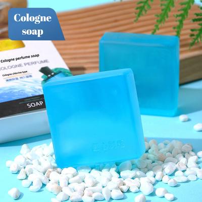 Мужское одеколонное мыло с пенящейся сеткой Мыло ручной работы Мыло против угрей Масло для контроля жирности пор Масло для удаления черных точек Мягкое очищающее мыло ручной работы