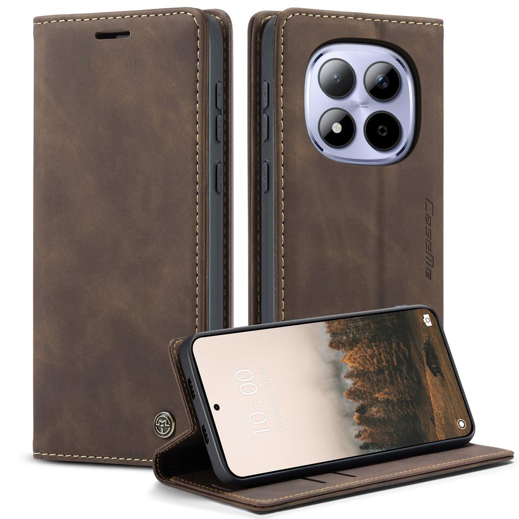 Для Xiaomi Redmi Note 15 Pro 5G (Глобальный) Чехол-кошелек CASEME Серия 013 Кожа PU Чехол для телефона Подставка