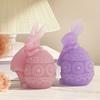 Силиконовая форма для свечей, креативная 3D-форма в форме пасхального кролика, сделай сам, создание рукоделия, эпоксидное литье, форма для мыла, ароматическая свеча, принадлежности для рукоделия